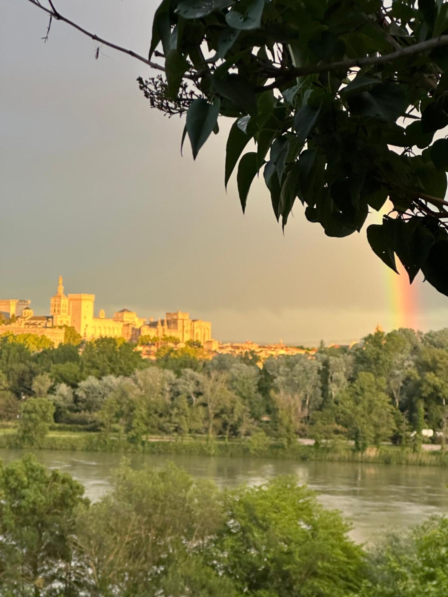 Charmante Petite Maison Avec Vue Panoramique, En Centre Historique, Proche D'avignon, Ancienne, Renovee, Climatisee, Terrasse, Parking Public Gratuit Villeneuve-lès-Avignon